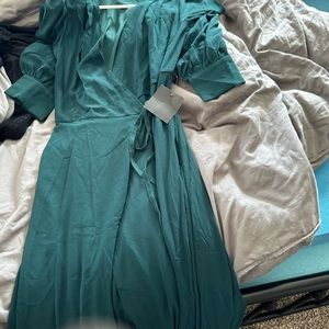 Morning lavender Chloe wrap dress new with tags